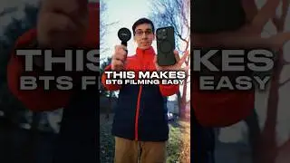 Крепление MagSafe делает съёмку BTS невероятно простой