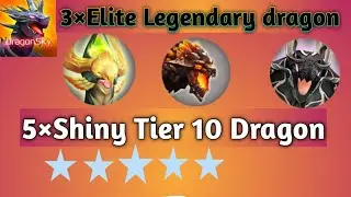3&times; Elite Legendary| 5&times; Shiny + 3&times; Tier Dragon| Dragon Sky Hindi