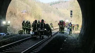 Bad Schlema - Großübung im Eisenbahntunnel