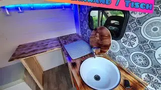 #12 VAN CONVERSION Trennwand Verkleidung / K&uuml;che / Tisch / DIY Van Ausbau 🚌🔨
