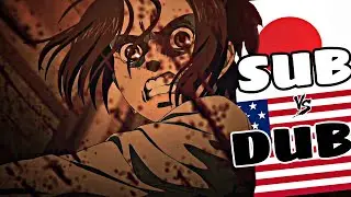 GABI SAVES KAYA SUB vs DUB | Attack on Titan Season 4 Part 2 Episode 6