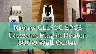Review CLLFDC 2PCS Ecowarm Plug in Heater, 500W Wall Outlet Electric Space Heater as Seen on TV, Sma