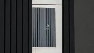 84 R type vertical cladding. #interiordesign #architecture #shorts #claddinginstallation