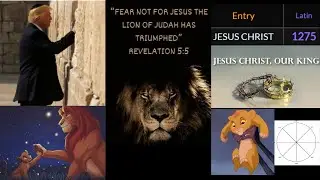 LUNATION 1275 / ABSOLUTE PROOF OF GOD!! JESUS CHRIST THE LION OF JUDAH,  KING OF KINGS / FATHER SON