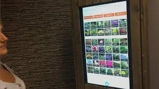 'Joy of Plants' Plant Finder Touchscreen Kiosk