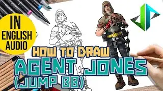 [DRAWPEDIA] КАК НАРИСОВАТЬ *НОВОГО* АГЕНТА ДЖОНСА (JUMP 88) ИЗ FORTNITE &mdash; ПОШАГОВОЕ РУКОВОДСТВО ПО РИСОВАНИЮ
