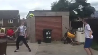 Ball in bin challenge #2 | football challenge
