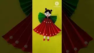 Beautiful paper doll tutorial 😱😱😱,DIY paper doll making 🔥.#magicalbeautycrafts #shorts #viral