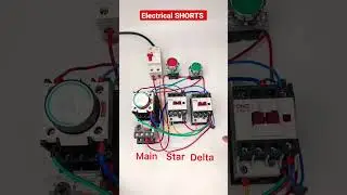 Star delta starter power wiring #power #electric #electrician#engineering #starter#delta#contractor