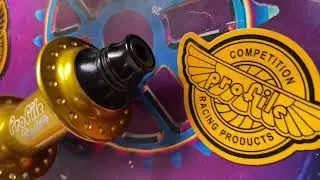 profile racing hub gold for bmx best hub made in usa