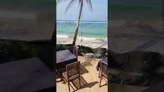 Пляж в ресторане Mamas Beach Restaurant   в Хиккадуве