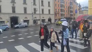 Trio Indonesia tour walk around innsbrucke austria 