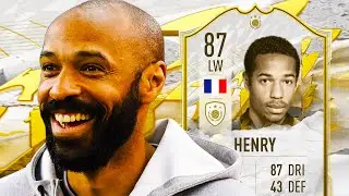 THIERRY! ⚽ 87 BASE HENRY PLAYER REVIEW - FIFA 22 ULTIMATE TEAM