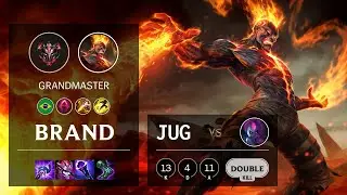 Brand Jungle vs Evelynn - BR Grandmaster Patch 10.23