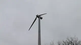 Havarierte Vestas V44 im Windpark Eberschütz