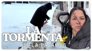 UN MANTO BLANCO NOS CUBRIÓ / ASI PASAMOS LA TORMENTA 