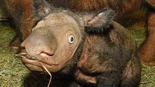 RARE HAIRY RHINO FOUND