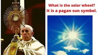 What Is The Solar Wheel? It is a pagan sun symbol.