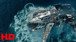 Battleship - First encounter with Alien Ship.