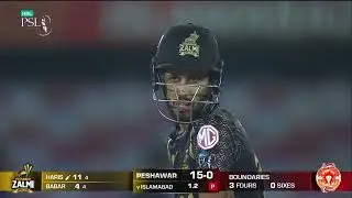 Muhhamad Haris&Baber Azam classic betting Islamabad united vs Peshawar zalmi #pakistansuperleague