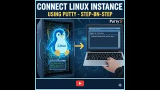 Connect linux instance using PuTTy  #aws #cloudcomputing #cloudstorage #ec2instance #s3 #putty