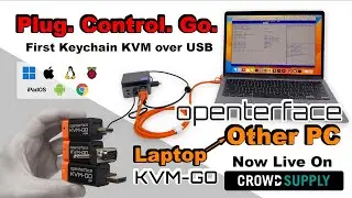 A Ultra-Compact KVM for Local Control over USB | Openterface KVM-GO | TechxArtisan