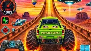 Mega Ramp Challenge! 🤯 Monster Truck Racing Stunts | Android Gameplay Gaming 🎮