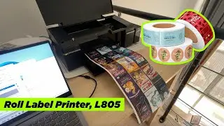 Convert Epson Printer to Roll Printer, Roll Label Printer, Epson L805/8058/1500/1800 etc