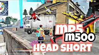 mp5 or m500 op hard head short garena free fire video । clash squard gameplay । fast moment gaming
