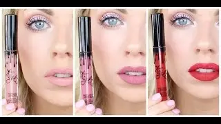 Lip Kit by Kylie Jenner (Posie, KoKo, Mary Jo) | Lip Swatches & Colour Pop Dupe Comparisons