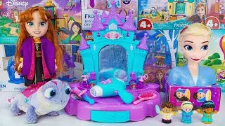 Disney Princess Toys Collection Unboxing | Disney Frozen Beauty Playset with Elsa's Styling Head