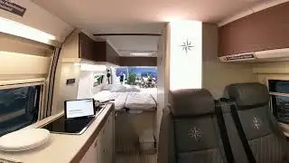 Innenaufnahme Wohnmobil Westfalia Columbus 600 E Modelljahr 2024