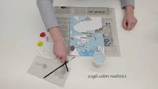 Crea un dipinto cubista come Jean Metzinger