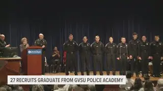 27 recruits graduate from GVSU police academy
