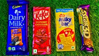 🍫 ASMR Chocolate Sounds | Dairy Milk vs KitKat vs Milkybar vs 5Star #chocolate 