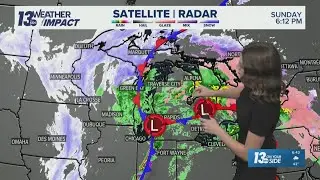 13 ON YOUR SIDE Forecast: Blizzard-like conditions Monday