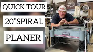Quick tour of the King 20&rdquo; planer