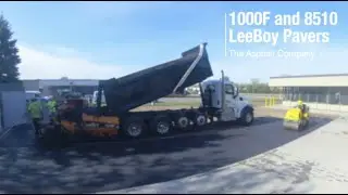 LeeBoy pavers from RMS Rentals help The Asphalt Company achieve production goals.