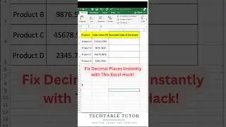 Excel FIXED Function: Round Numbers Perfectly in Seconds!  #excel #excelfunctions #excelshorts