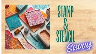 Stamp and Stencil Savvy - florals:Sketch n Scrap sketch