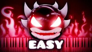 GRIEF - Geometry Dash | EASY Piano Tutorial