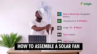 How to Assemble Solar Fan