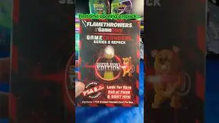 Crazy hit🔥Flamethrowers x GameStop PSA Football Card Repack! ​⁠#sports #cards #nfl #football