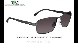 Spyder SP6017 Sunglasses 020 Graphite 59mm