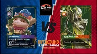 Teemo vs Master Yi gameplay Riftbound Tcg league of legends 