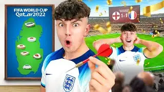 Throwing a Dart at a Map & FLYING Wherever it Lands! (World Cup)