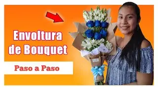 👉 Como ENVOLVER un RAMO #2 Envoltura de papel KRAFT
