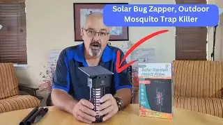 Solar Bug Zapper. Outdoor Mosquito Trap Killer Review | Enjoy Bug Free Evenings