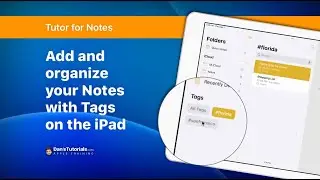 Add and organize your Notes with Tags on the iPad