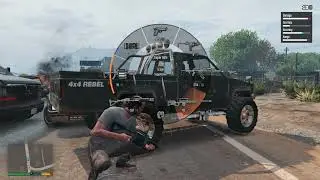 GTA 5 Trevor stealing Military Truck 🚛 #gta5 #gta